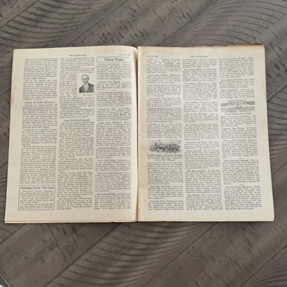 𝅺VINTAGE 100 Year Old Newspaper “The Pathfinder” Newspaper July 23, 1927 - Picture 3 of 7